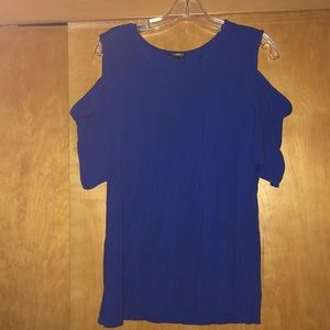 Express cold shoulder top